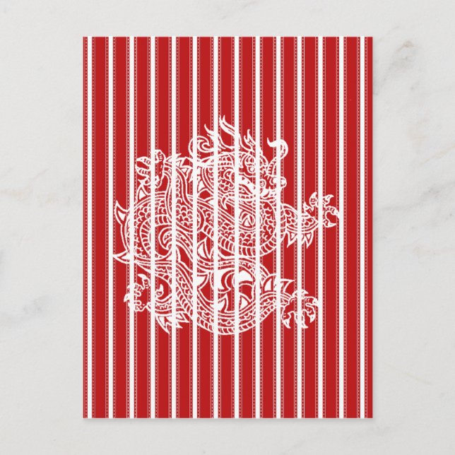 Cartão Postal dragão (Frente)