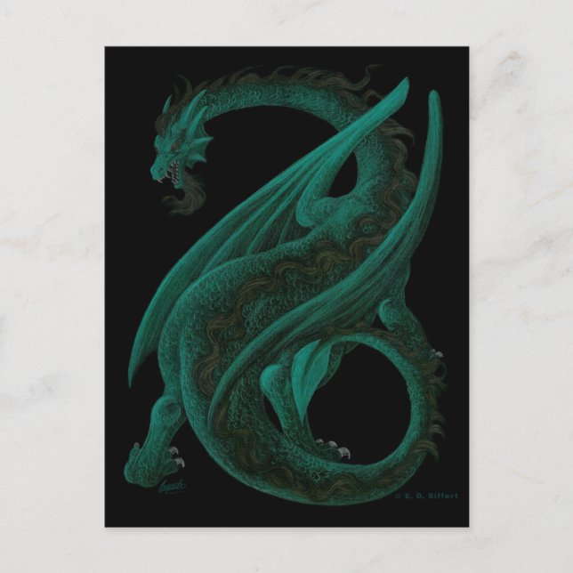 Cartão Postal Dragão (Frente)