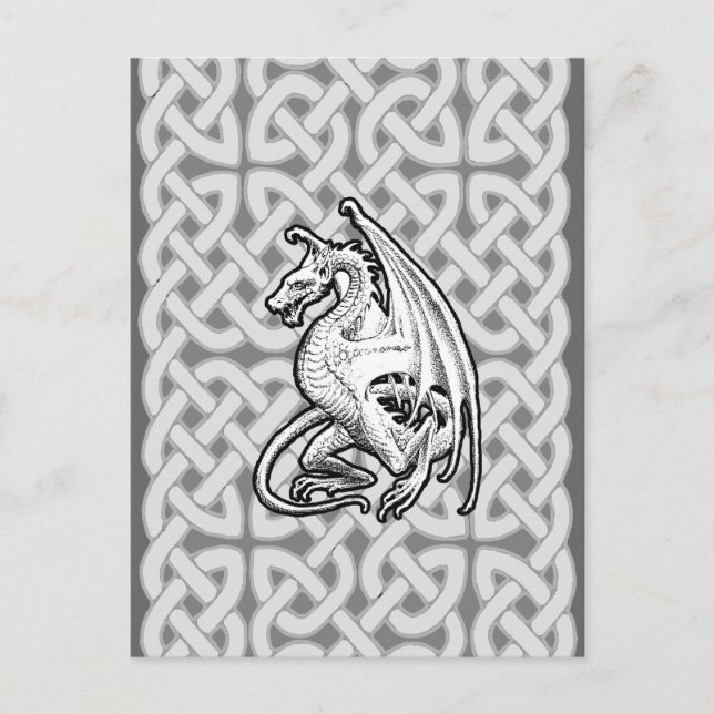 Cartão Postal Dragão Alado (Frente)