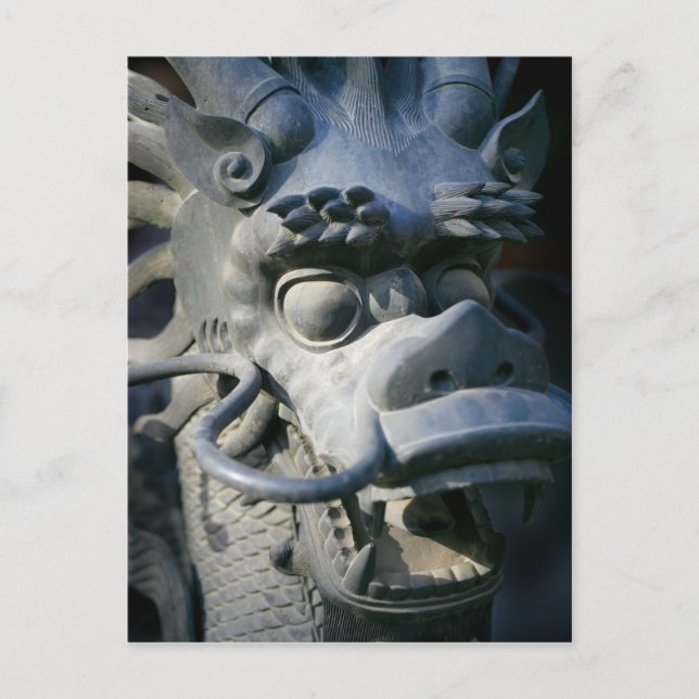 Cartão Postal dragão chinês (Frente)