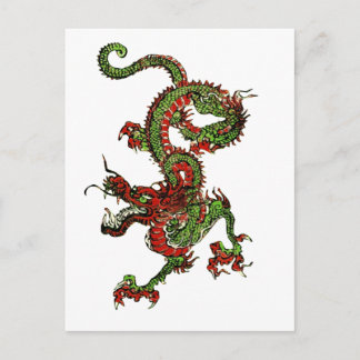 Cartão Postal Dragão Chinês
