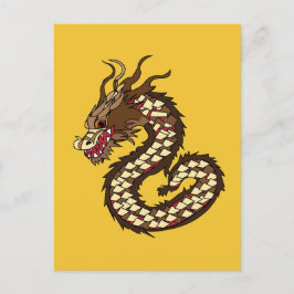 Cartão Postal Dragão Chinês