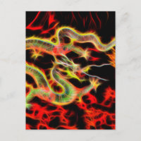 Dragão cobra Fogo na Energia da Sorte