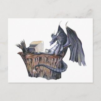 Cartão Postal Dragão de Computador