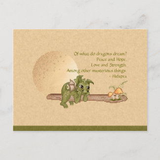Cartão Postal Dragão de sonho
