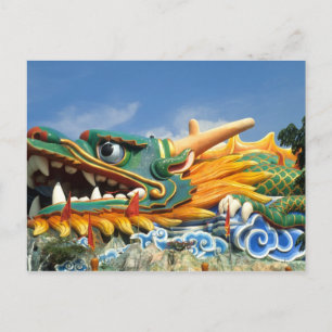 Cartão Postal Dragão Famoso em Haw Par Villa em Singapura Ásia