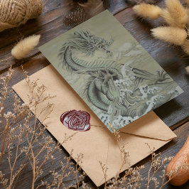 Cartão Postal Dragão marinho