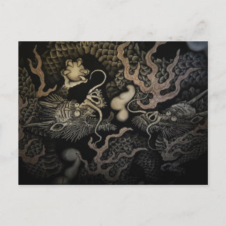 Cartão Postal Dragões Japoneses