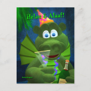 Cartão Postal Dragões Rolados: Karneval