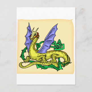 Cartão Postal Dragon Art 35