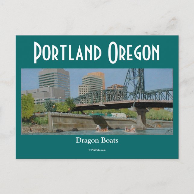 Cartão postal Dragon Boats (Frente)