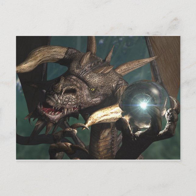 Cartão Postal Dragon Crystal (Frente)