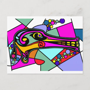 Cartão Postal Dragon Duck