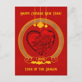 Cartão Postal Dragon Heart, ano do dragão