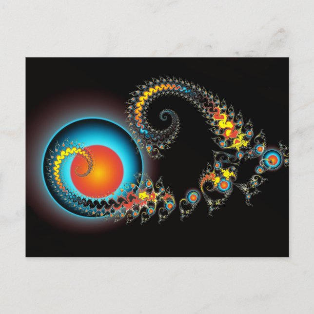 Cartão Postal Dragon Moon (Frente)