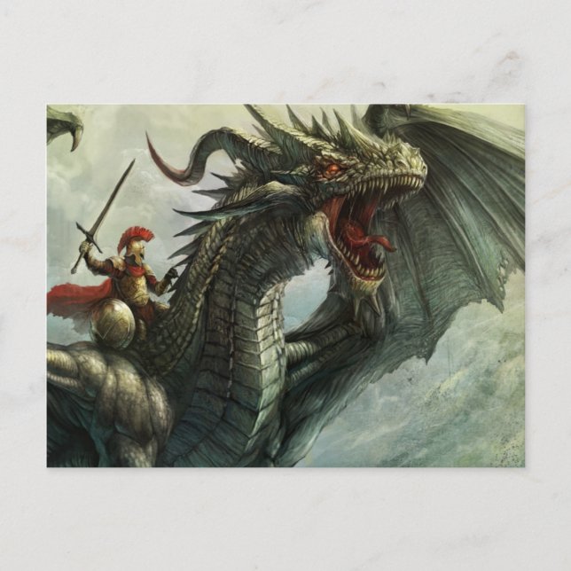 Cartão Postal Dragon Rider, Cartão-postal (Frente)