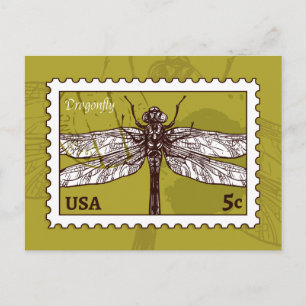Cartão Postal Dragonfly