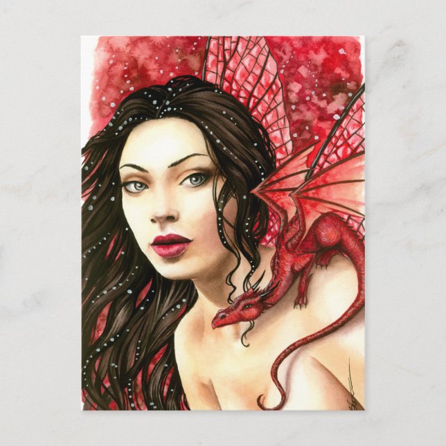 Cartão Postal Dragonfly (Frente)