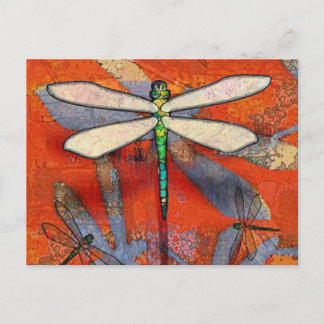 Cartão Postal Dragonfly
