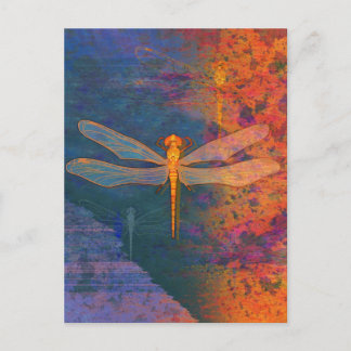 Cartão Postal Dragonfly