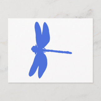Cartão Postal Dragonfly Azul