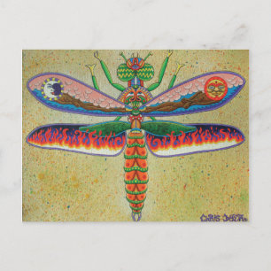 Cartão Postal Dragonfly do Céu