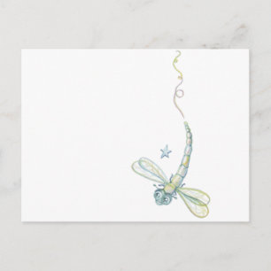 Cartão Postal Dragonfly Sonhando