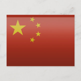 Cartão Postal Drapeau de la République populaire de Chine
