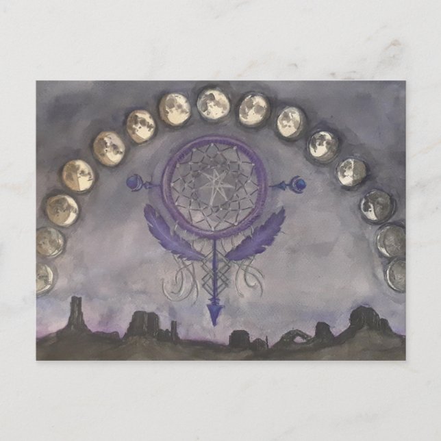 Cartão Postal Dream Chasing Postcard (Frente)