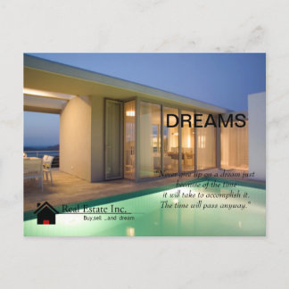 Cartão postal Dream Home Imóveis Estate