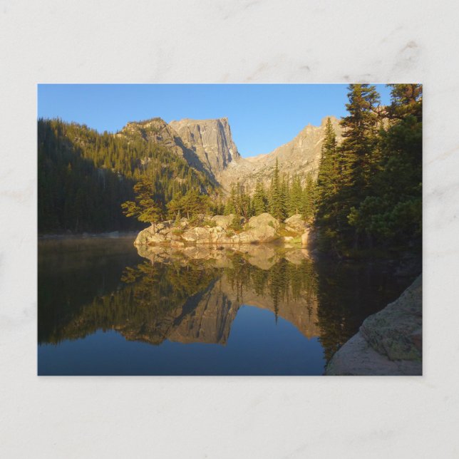 Cartão Postal Dream Lake II no Parque Nacional Rocky Mountain (Frente)