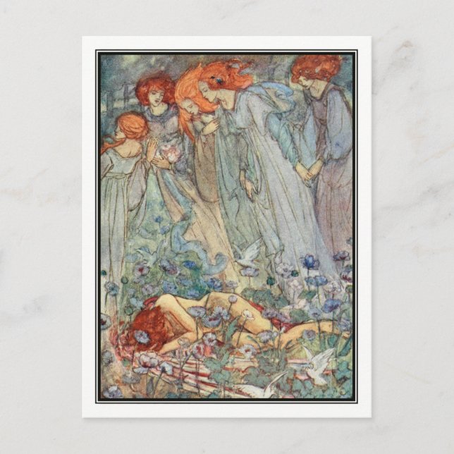 Cartão Postal Dream-Love de Florence Harrison (Frente)