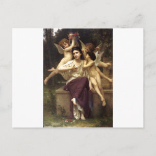 Cartão Postal Dream of Spring by William-Adolphe Bouguereau