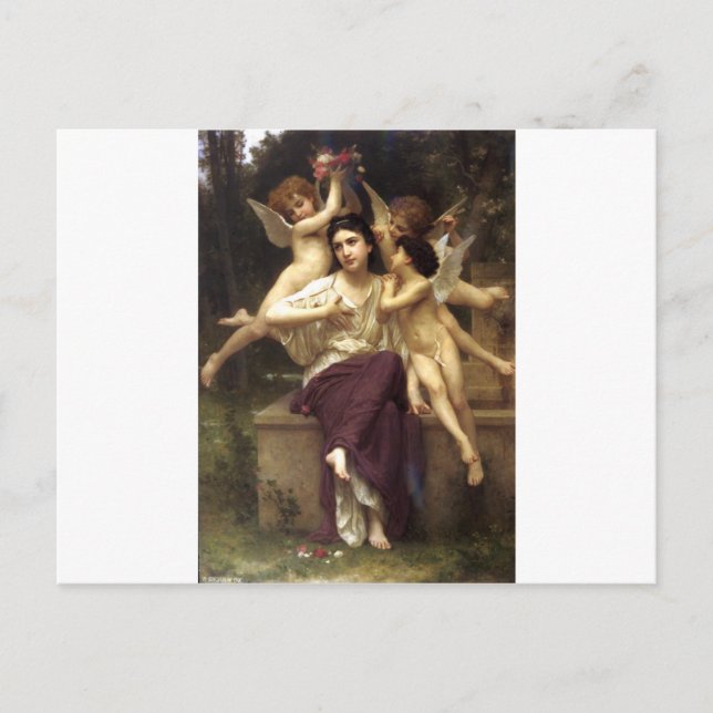 Cartão Postal Dream of Spring by William-Adolphe Bouguereau (Frente)