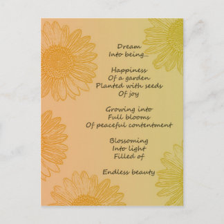 Cartão Postal Dream Poem