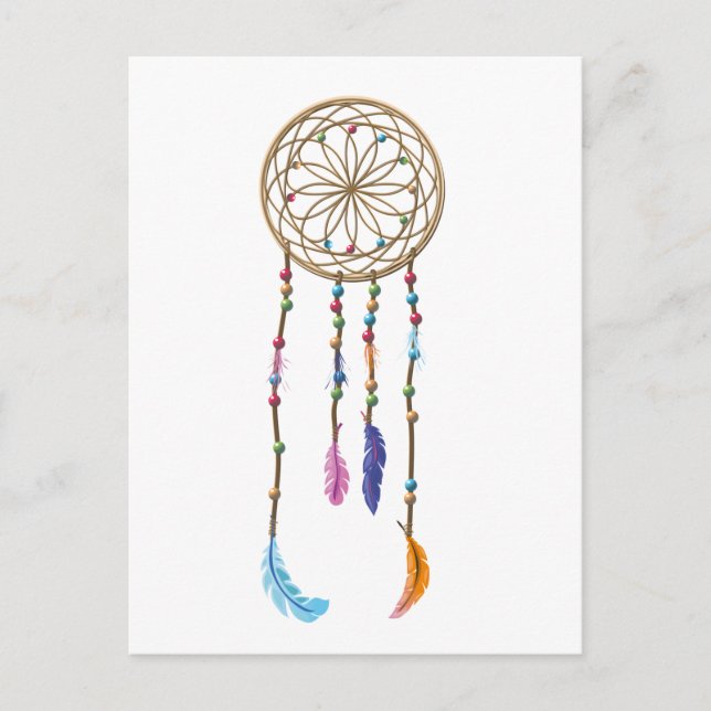 Cartão Postal Dreamcatcher Pattern (Frente)