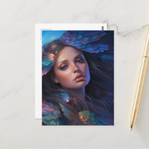 Dreamgo Indigo Blue Butterfly Wings Fantasy Mulher