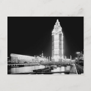 Cartão Postal Dreamland Amusement Park, Coney Island N.Y.