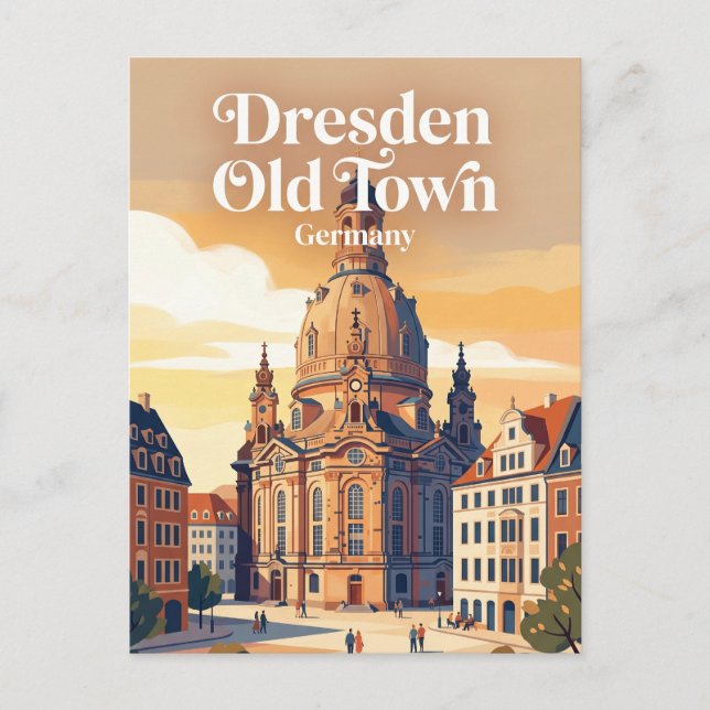 Cartão Postal Dresden, Alemanha Alemanha (Frente)