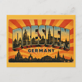Cartão Postal Dresden Alemanha Frauenkirche