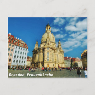 Cartão Postal Dresden Frauenkirche