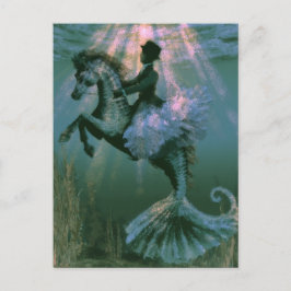 Cartão Postal Dressagem numa Sereia Cavalo-Marinho