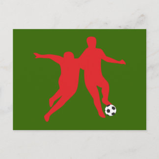 Cartão Postal Dribblagem do futebol