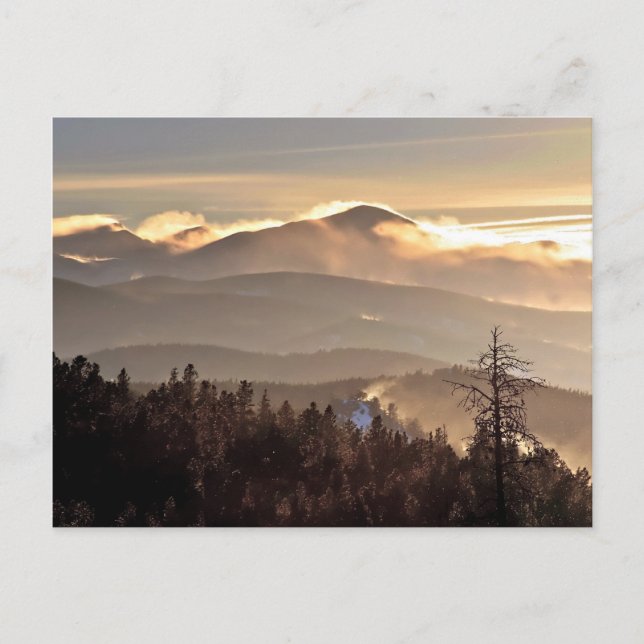 Cartão Postal Drifting Snow - James Peak, Colorado (Frente)