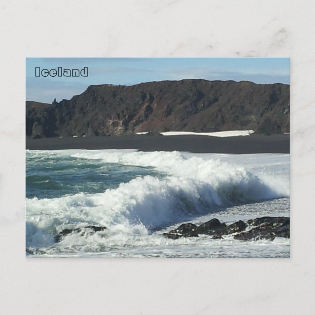 Cartão Postal Dritvik, Islândia Ocidental (Frente)