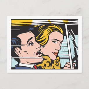 Cartão Postal Driver de mulher