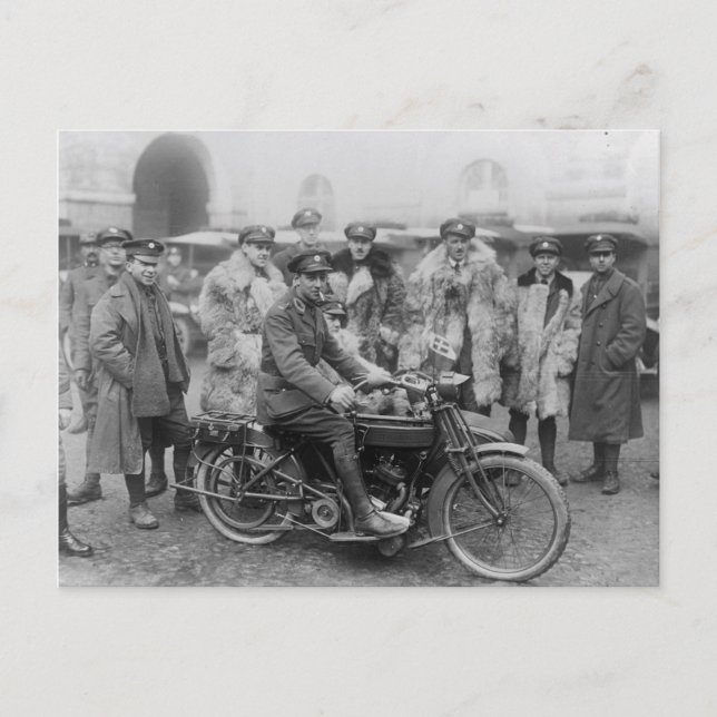 Cartão Postal Drivers Ambulantes da Cruz Vermelha Americana (Frente)