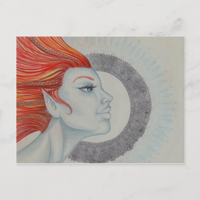 Cartão Postal Drum Goddese (Frente)