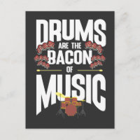 Drums Bacon Music Instrumento Drummer Percussão