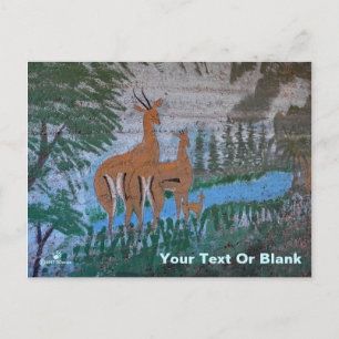 Cartão Postal Druze Street Art - Gazelle